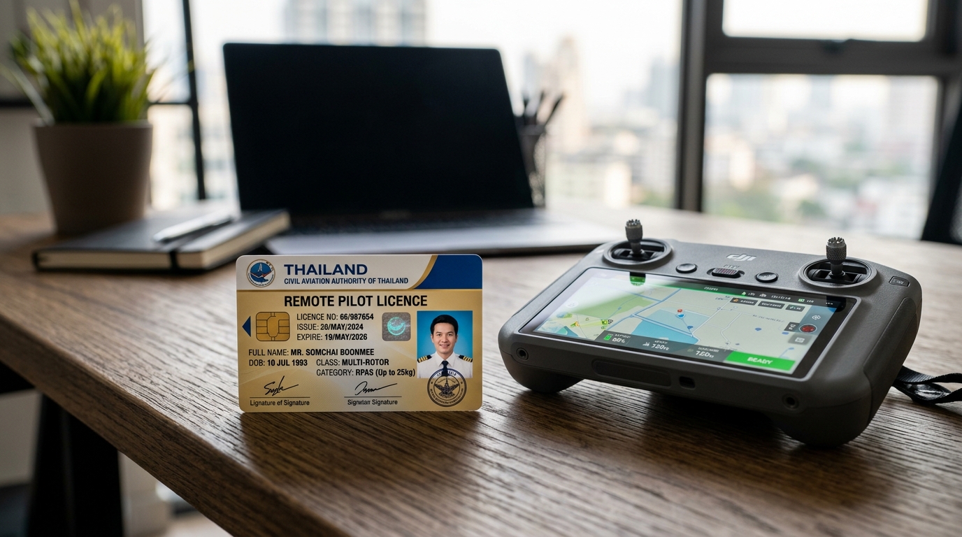 CAAT drone registration and pilot license