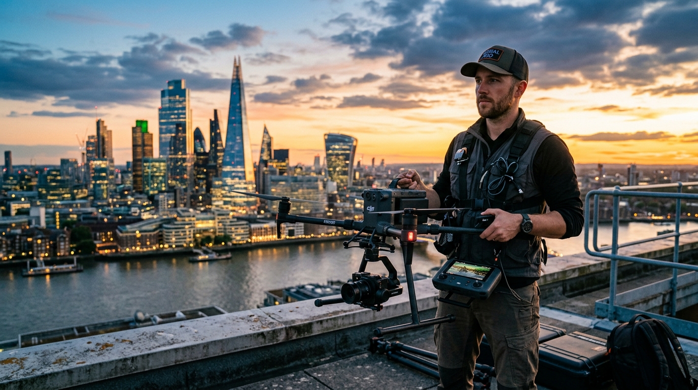 Commercial drone registration for paid photography services