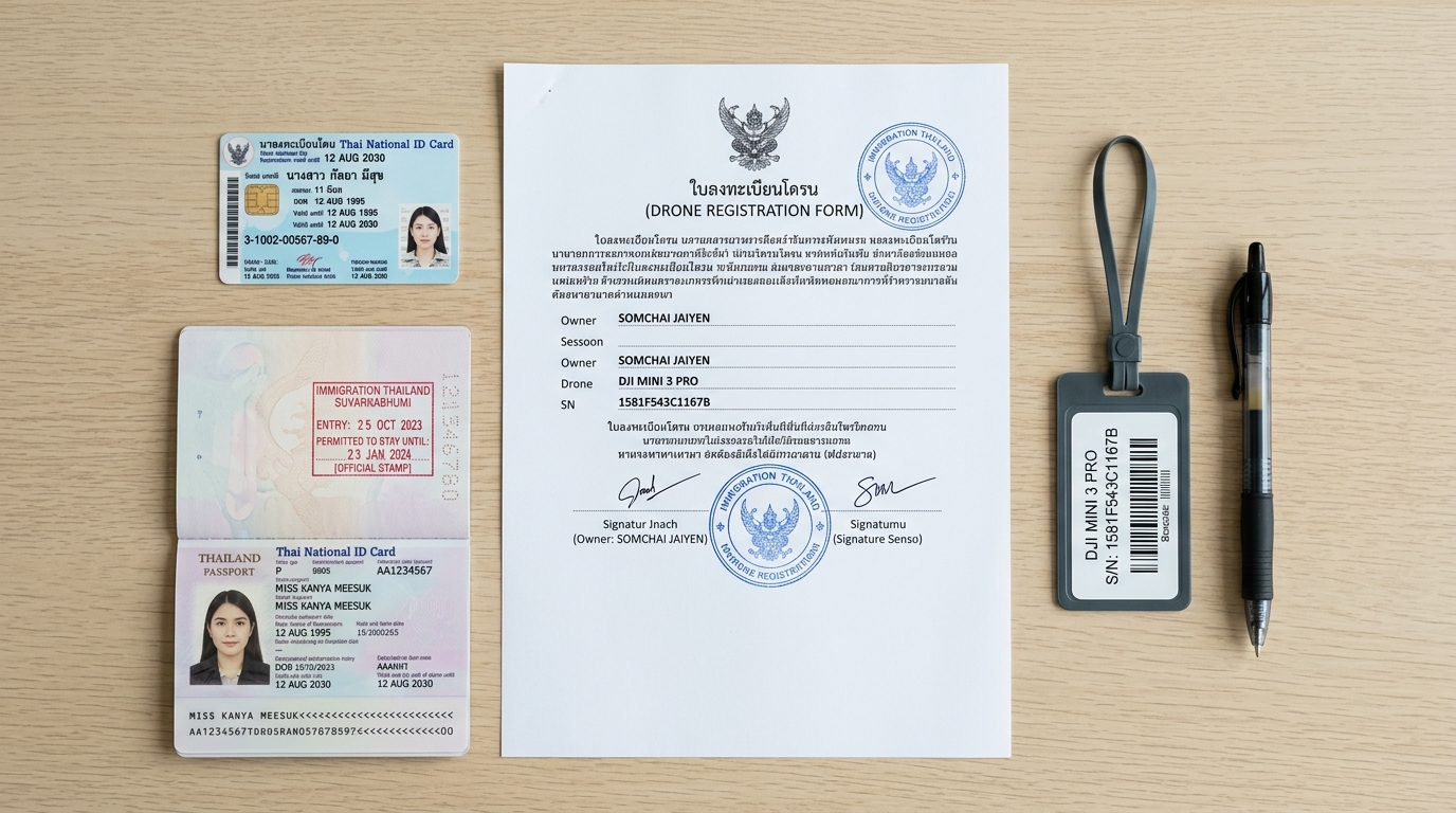 Documents required for drone registration