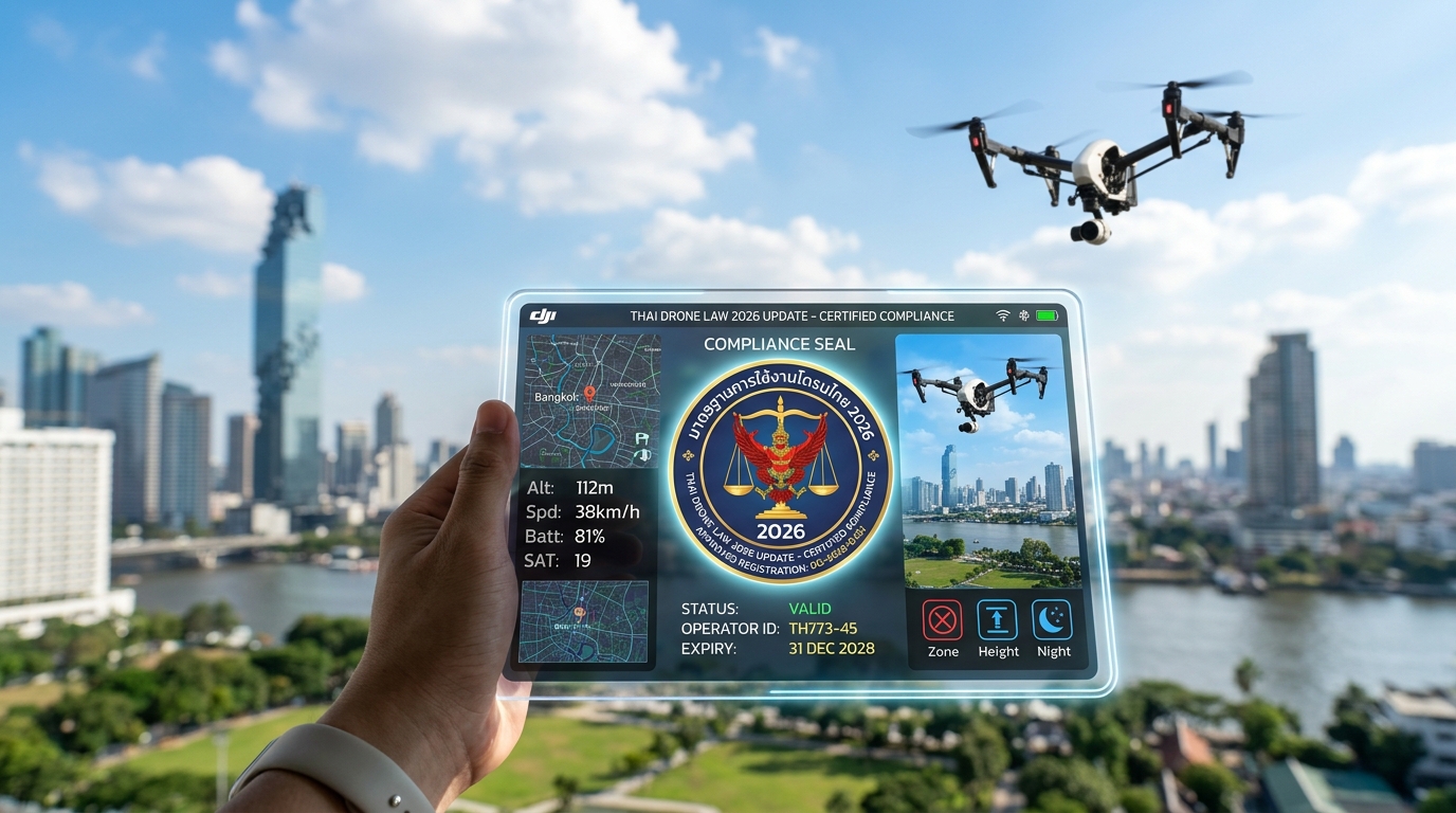 Thailand drone law 2026 latest update