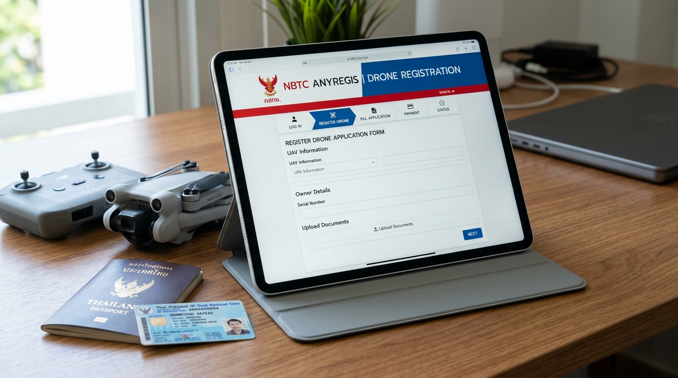 How to register a drone with NBTC 2026